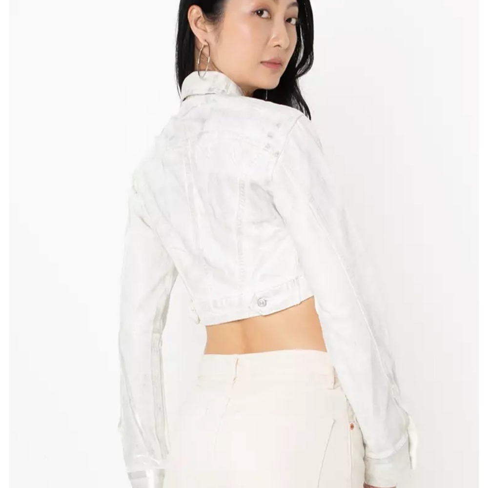 ZARA Metallic Crop Jacket - NWT - Picture 6 of 13